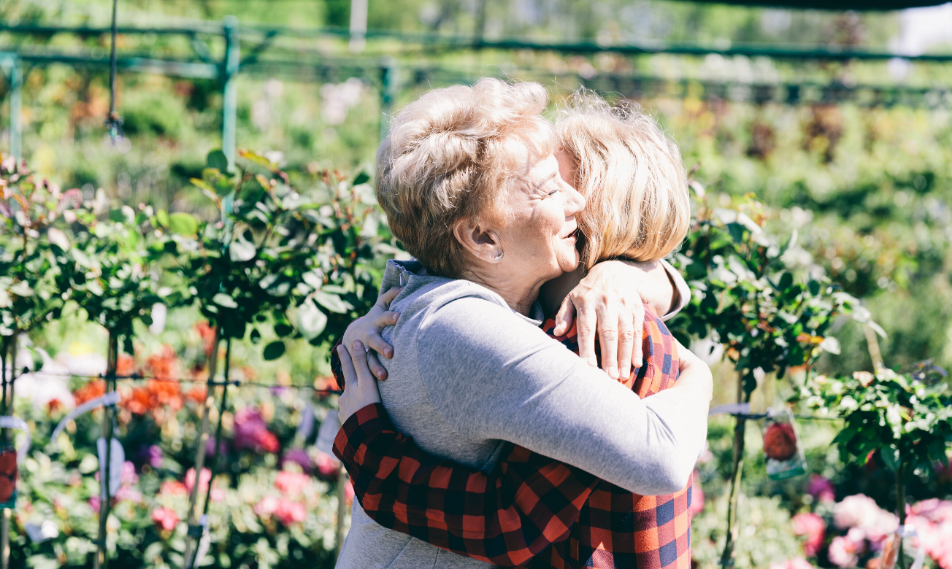 Image of a support worker and client engaged in friendly conversation or a board game